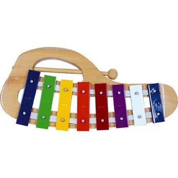 Hudební nástroj pro děti Bino 86557 - Xylofon obloukový 8 tónů