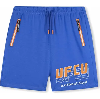 Chlapecké kraťasy - KUGO LS5962, modrá/ oranžová aplikace Barva: Modrá, Velikost: 146