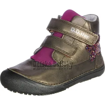 Dívčí polobotky D.D.step 063-879C bronze 25