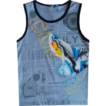 Chlapecké tílko - KUGO LC5908, šedá Barva: Šedá, Velikost: 134