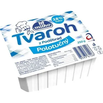 Milko Tvaroh z Poděbrad polotučný 250 g
