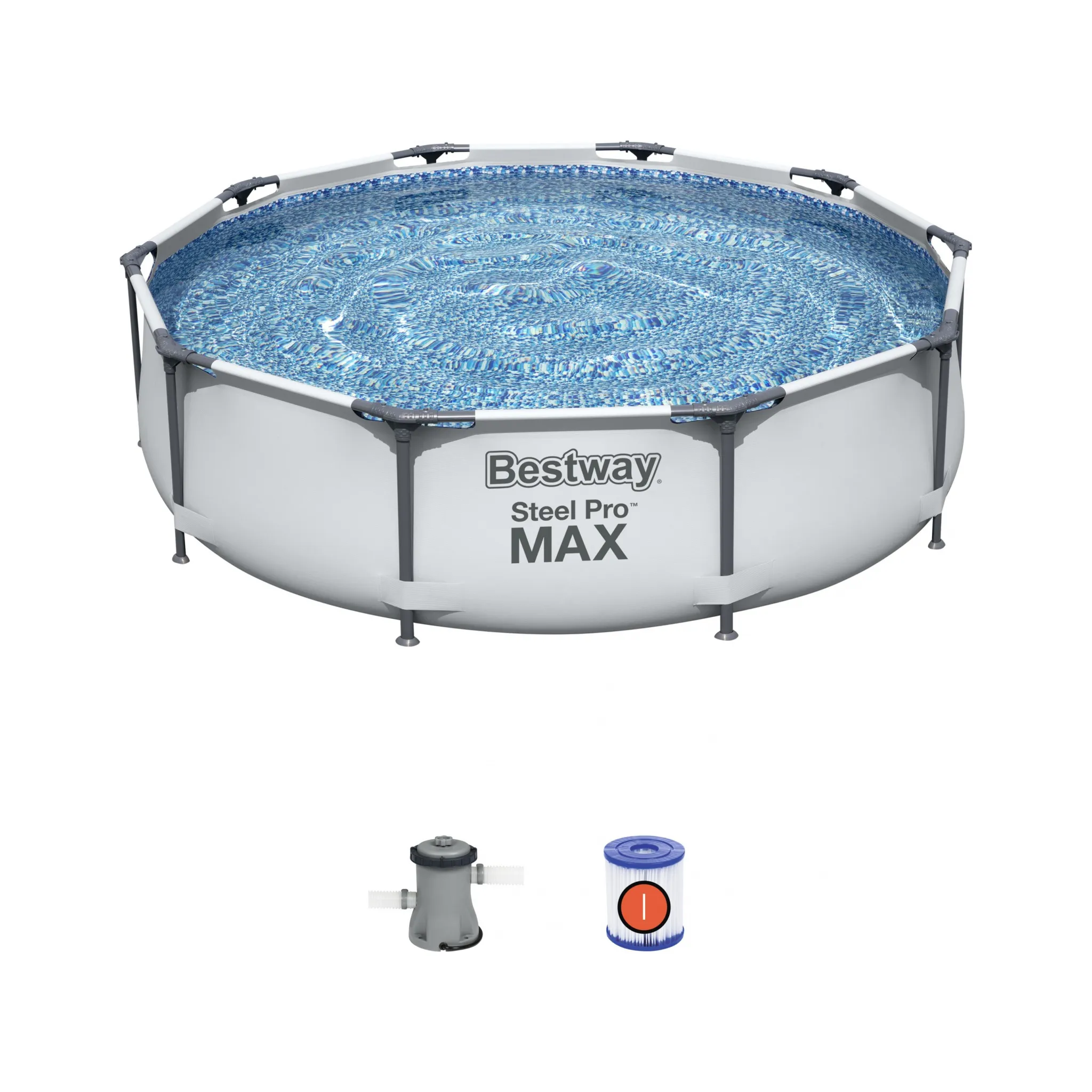 Fotografie 1 - Bazén Bestway Steel Pro Max 3,05 x 0,76 m + kartušová filtrace