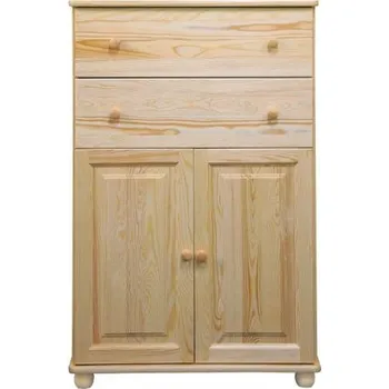 Komoda Komoda Classic 160, KB Výběr moření: Ořech, Druh dřeva: Borovicový masiv