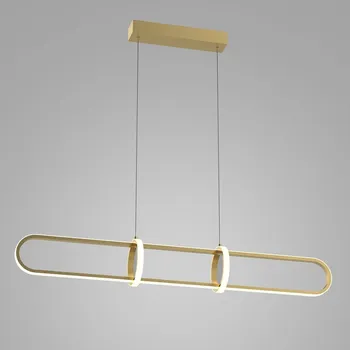 Dětské svítidlo Italux PND-29772750-1A-GD LED Cerrila | 31.2W integrovaný LED zdroj | 1300lm | 3000K + STOLNÍ OTOČNÝ VENTILÁTOR BERGEN - NASTAVITELNÝ, BÍLÝ