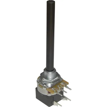 Potenciometr Potentiometer Service PC20BU/HS4 CEPS F1 L:65 A10K, 9805HS4 otočný potenciometr, se spínačem, Mono, 10 kΩ, 1 ks