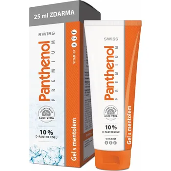 Přípravek po opalování Simply You Panthenol Swiss Premium gel s mentolem 10% 125 ml
