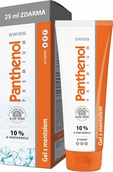 Přípravek po opalování Simply You Panthenol Swiss Premium gel s mentolem 10% 125 ml