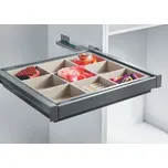 Pořadač na doplňky, 480x430x80 mm, antracit