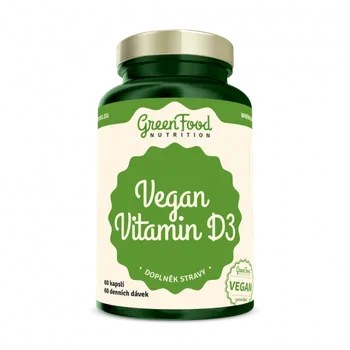 Vegan Vitamin D3 90 kapslí - GreenFood (Doplněk stravy)