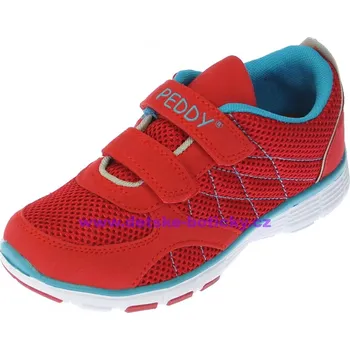 Chlapecké tenisky Peddy PU-507-35-02 červená/modrá 31