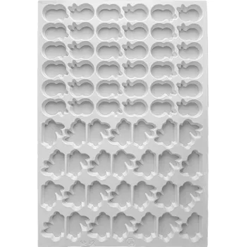 Vykrajovátko Vykrajovátko plast na celý plech (14ks králík a 14ks kuře) 58x39cm