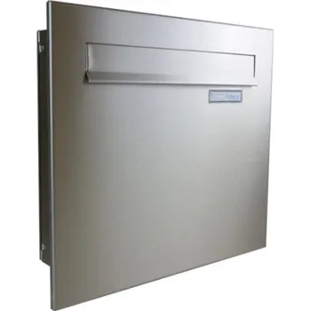 Poštovní schránka 1x poštovní schránka typu A do plotu a branky + čelní deska se jmenovkou - NEREZ