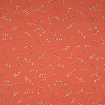 Úplet 21677 oranžový, šedo-bílé větvičky, š.155