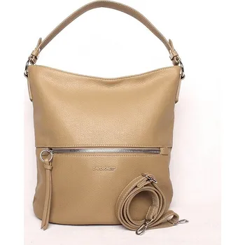 Kabelka Dámská kabelka na rameno i crossbody David Jones 6518-1 hnědozelená (khaki) | KabelkyproVas.cz