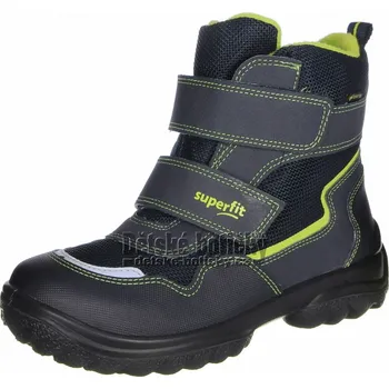 Chlapecká obuv Superfit 1-000024-8000 Snowcat blau/grun 27
