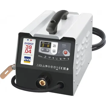 Svářečka Spotovačka - bodovací stroj GYS GYSPOT 39.04 (400V) (Spotovačka - bodovačka GYS GYSPOT 39.04 (400V) je spotovací stroj pro opravy a vyrovnávání promáčknutých ocelových karoserií bez demontáže poškozených dílů. Spotovačka je od firmy GYS.)