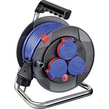 Prodlužovací kabel Brennenstuhl 1079850 kabelový buben 15.00 m modrá zástrčka s ochranným kontaktem