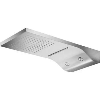 Sprchová hlavice Sanjet Sprcha s vodopádem a rotačními tryskami, 59x27x2 cm, nerez lesk