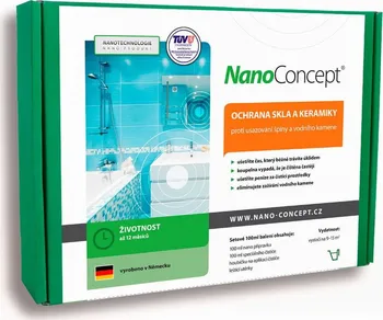 Čisticí prostředek do koupelny a kuchyně NanoConcept Set Ochrana skla a keramiky 100 ml