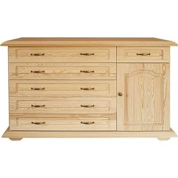 Komoda Komoda Venice 12, KB Výběr moření: Ořech, Druh dřeva: Borovicový masiv