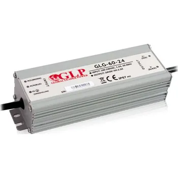 Napájecí zdroj pro osvětlení Zdroj napětí 24V 60W 2,5A IP67 GLP typ GLG-60-24