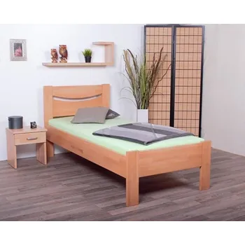 Postel HP nábytek Buková postel Tea, HP Výběr moření: Bílá, Rozměr postele: 120x200, Druh dřeva: Bukový masiv