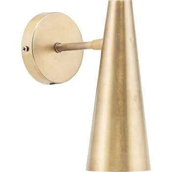 Svítidlo House Doctor Zlaté kovové nástěnné světlo Precise 21 cm