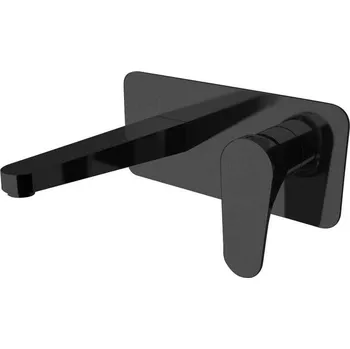 Vodovodní baterie Sanjet Baterie umyvadlová CLASS BLACK ze zdi, ramínko 18 cm