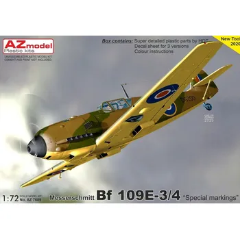 Plastikový model 1:72 Messerschmitt Bf 109 E-3/E-4 „Special Markings“