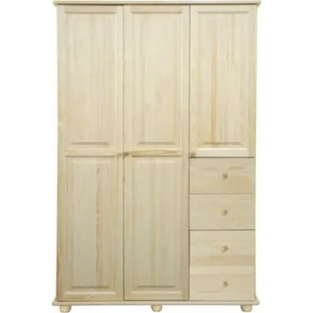 Šatní skříň Šatní skříň Classic 04, KB Výběr moření: Dub, Druh dřeva: Borovicový masiv
