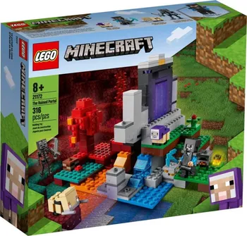 stavebnice LEGO Minecraft 21172 Zničený portál