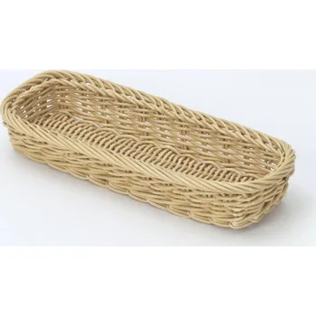 Nákupní košík Westmark Košík na příbory 28 x 11 x 5 cm - světle béžový