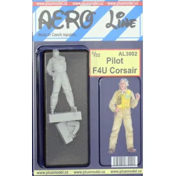 Plastikový model Plusmodel 1/32 Pilot F4U Corsair (1 fig.)