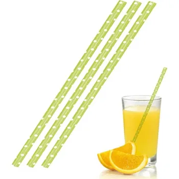 Party nádobí Westmark Slámky papírové - zelené / 36 ks