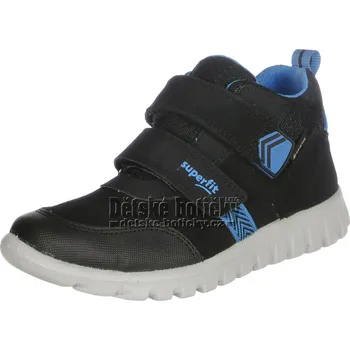 Chlapecké tenisky Superfit 1-009199-0000 Sport7 mini schwarz/blau 32
