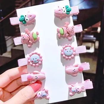 Dětské sponky Zvířátka Růžová/Typ2