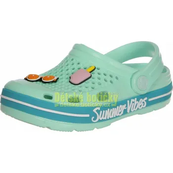 Chlapecké sandály Coqui Lindo 6423-409-4419 lt mint/turquiose summer + amulet 34