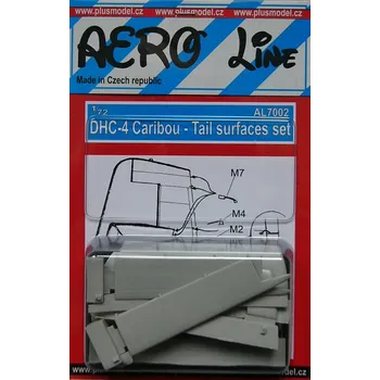 Plastikový model Plusmodel 1/72 DHC-4 Caribou - Tail Surfaces