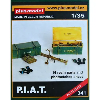 Plastikový model Plusmodel 1/35 P.I.A.T. (16 resin parts, PE set)
