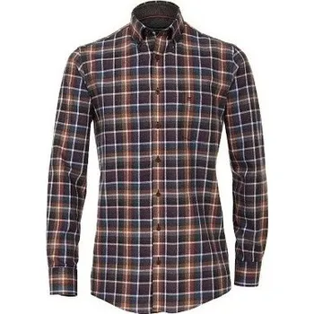 Pánská košile Pánská košile Casa Moda Comfort Fit flanelová kostkovaná vel. 5XL - 6XL (51 - 54) Casa Moda - 5XL