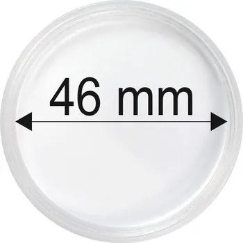 Plastové kapsle na mince o průměru 46 mm - 10 ks