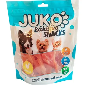 Pamlsek pro psa JUKO petfood Exclusive Snack Soft Chicken Jerky