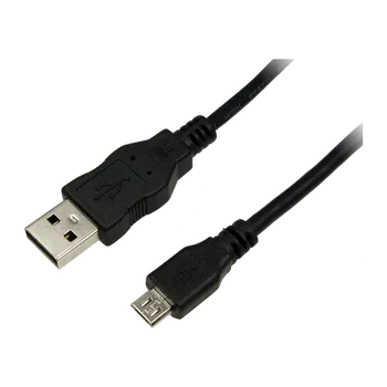 Datový kabel LogiLink Mikro kabel USB 2.0 typu A až B, 0,6 m