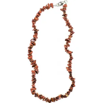 Náhrdelník Náhrdelník sekaný 45cm zap. JASPIS ČERVENÝ SKHS_JC