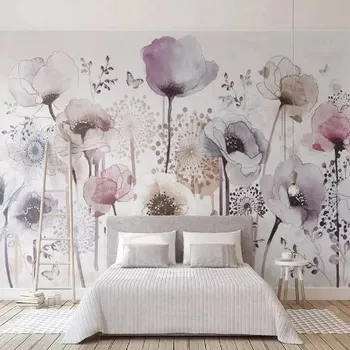 Fototapeta Solution Media 3D tapeta - Malované vlčí máky MU2663 3 - 3D Relief - Vliesová tapeta - 320g/m2