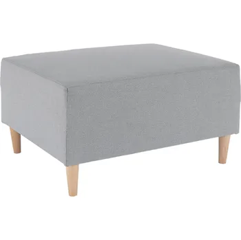 Taburet Taburet, šedá látka/buk, BROKEN