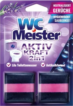 Čisticí prostředek na WC WC Meister Čistící barvicí tablety do WC svěží vůní levandule 2 ks