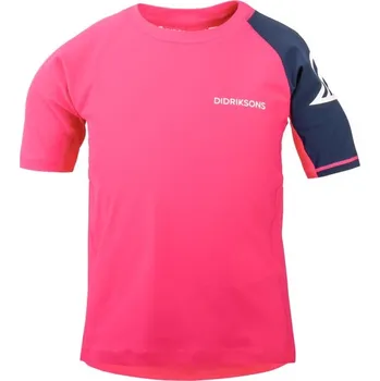 Dívčí oblečení Koupací tričko s UV Didriksons SURF - růžové KONFEKČNÍ VELIKOST: 80