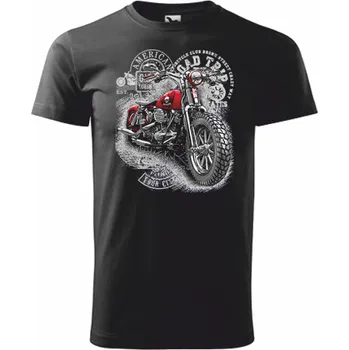 ON-DESIGN Tričko pánské MOTORKA CHOPPER Velikost: 5XL, Barva: černá