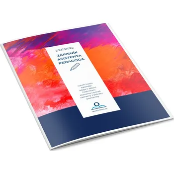Zápisník Nakladatelství V lavici Zápisník pro asistenta pedagoga 2021/2022
